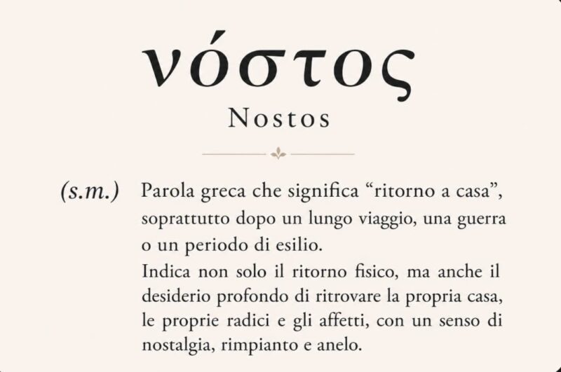 Nostos psicanalisi